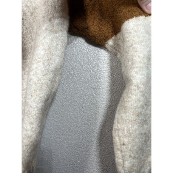 Madewell Women Size XS Cedarbrook Pullover Sweater Colorblock Chunky Minimalist - Picture 6 of 8